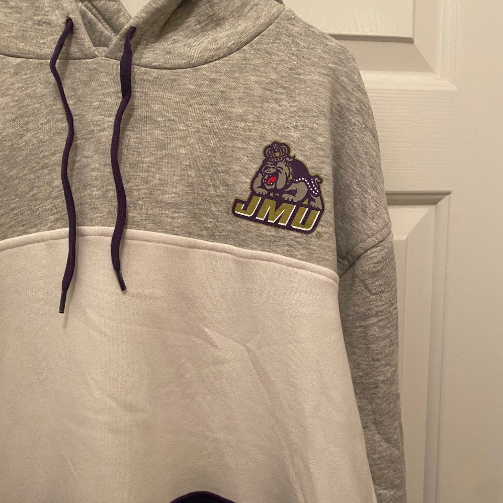 NWT James Madison University JMU Dukes Russell Athletic Hoodie Sweatshirt XL - Picture 3 of 4